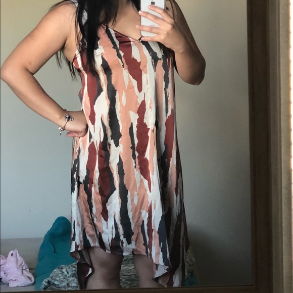 ❤️🌹Nordstrom Satin asymmetrical dress - Picture 7 of 7