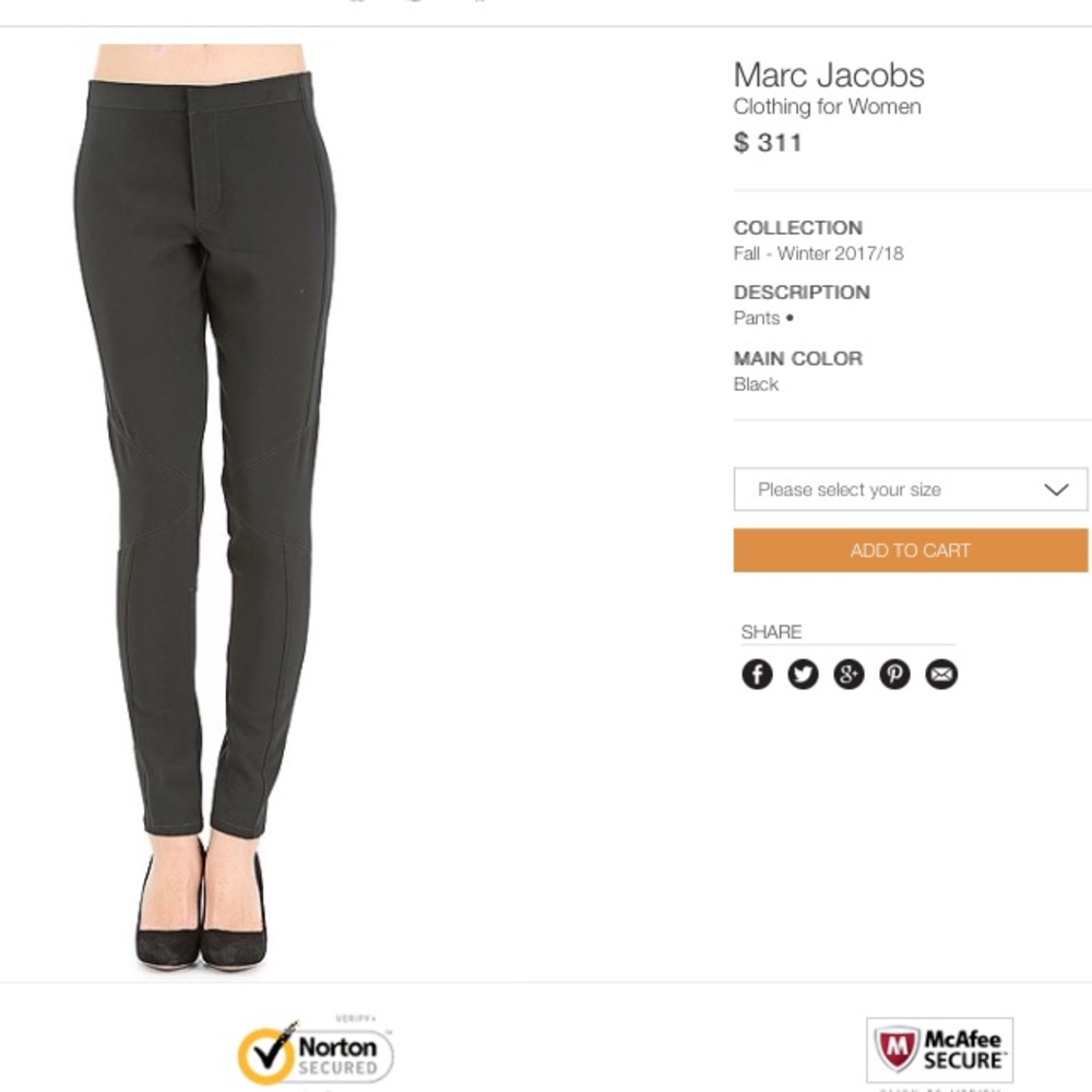 Marc by Marc Jacobs Skinny Pants - Picture 2 of 4