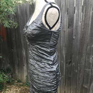 Nicole Miller Bodycon Dress- Metallic Silver