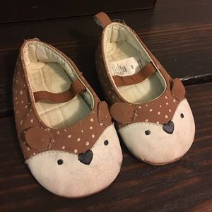 Fawn baby girl shoes size 6-9 months