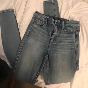Abercrombie & fitch light wash jeans