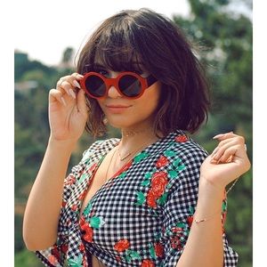 Velvet rim sunglasses