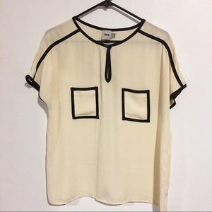 Asos Black and White Blouse Asos Black and White Blouse