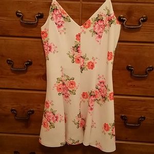 ☆☆Orange & Pink Floral Romper☆☆