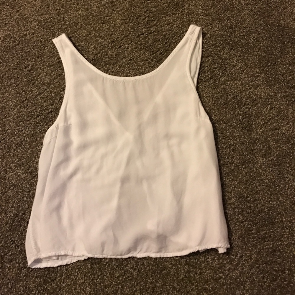 White Brandy Melville Tank Top