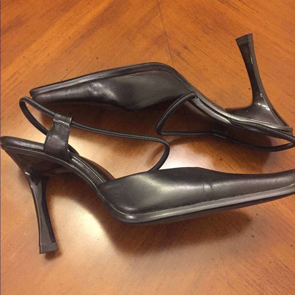 Aldo black strap shoes