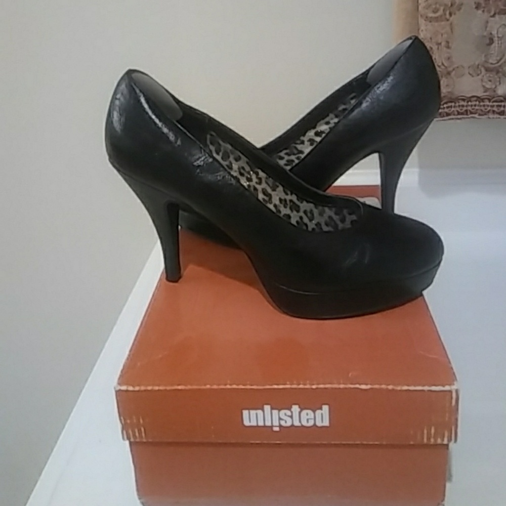 Black Platform heels (SOLD)
