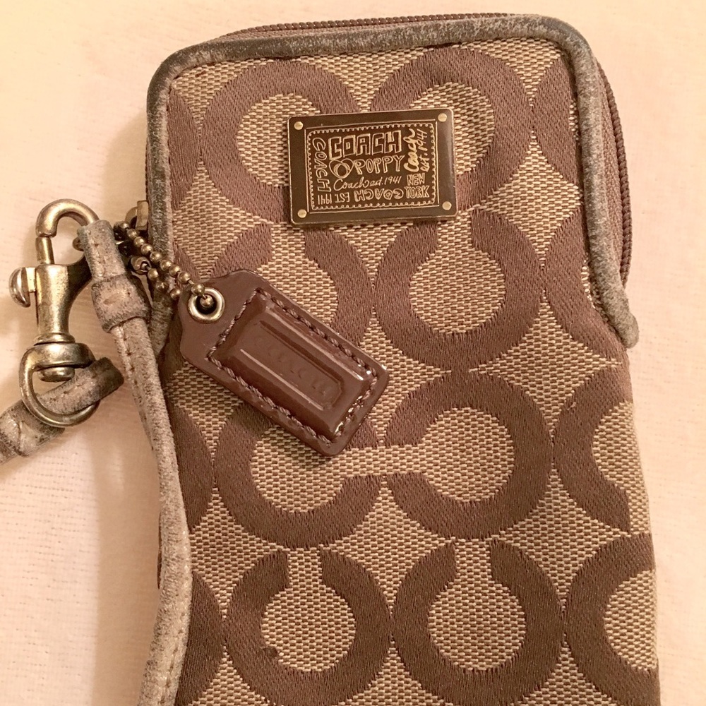 Coach "Poppy" wristlet