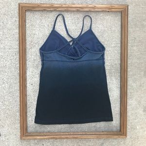 Lululemon Ombre Sun Cross Back Yoga Tank