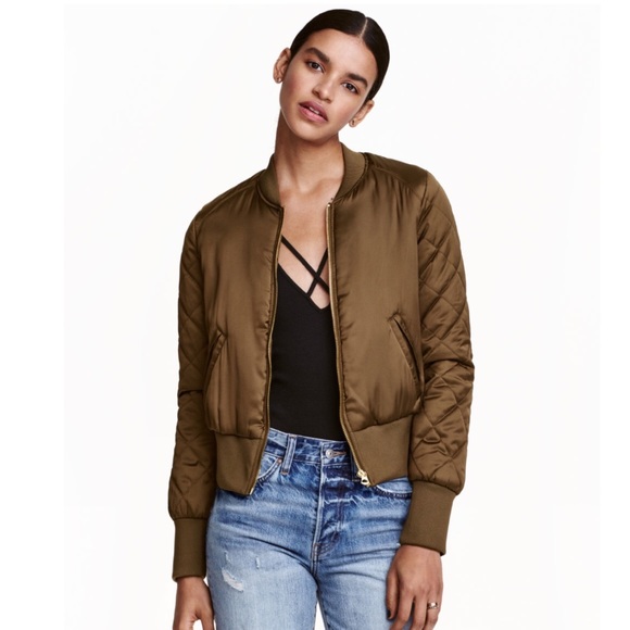 Jackets & Blazers - Bomber Jacket olive green