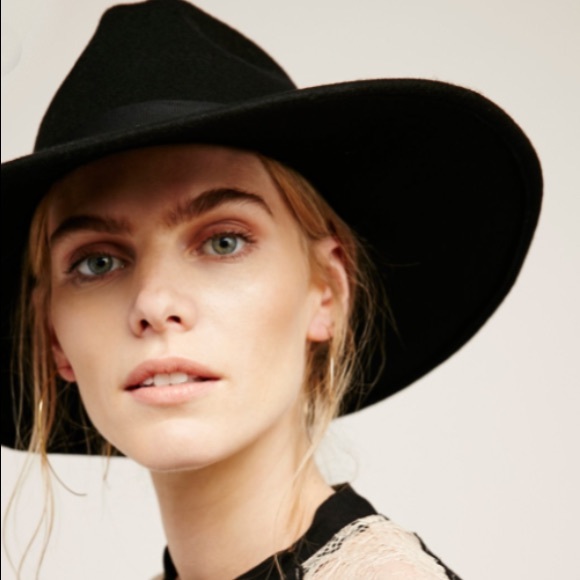 Wide Brim Western Soho HAT Black - Picture 3 of 3
