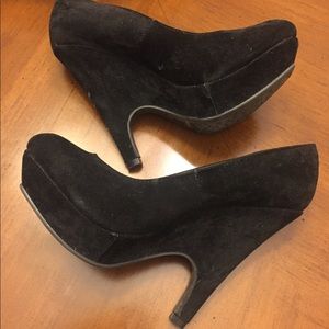 Black Wedge Shoes