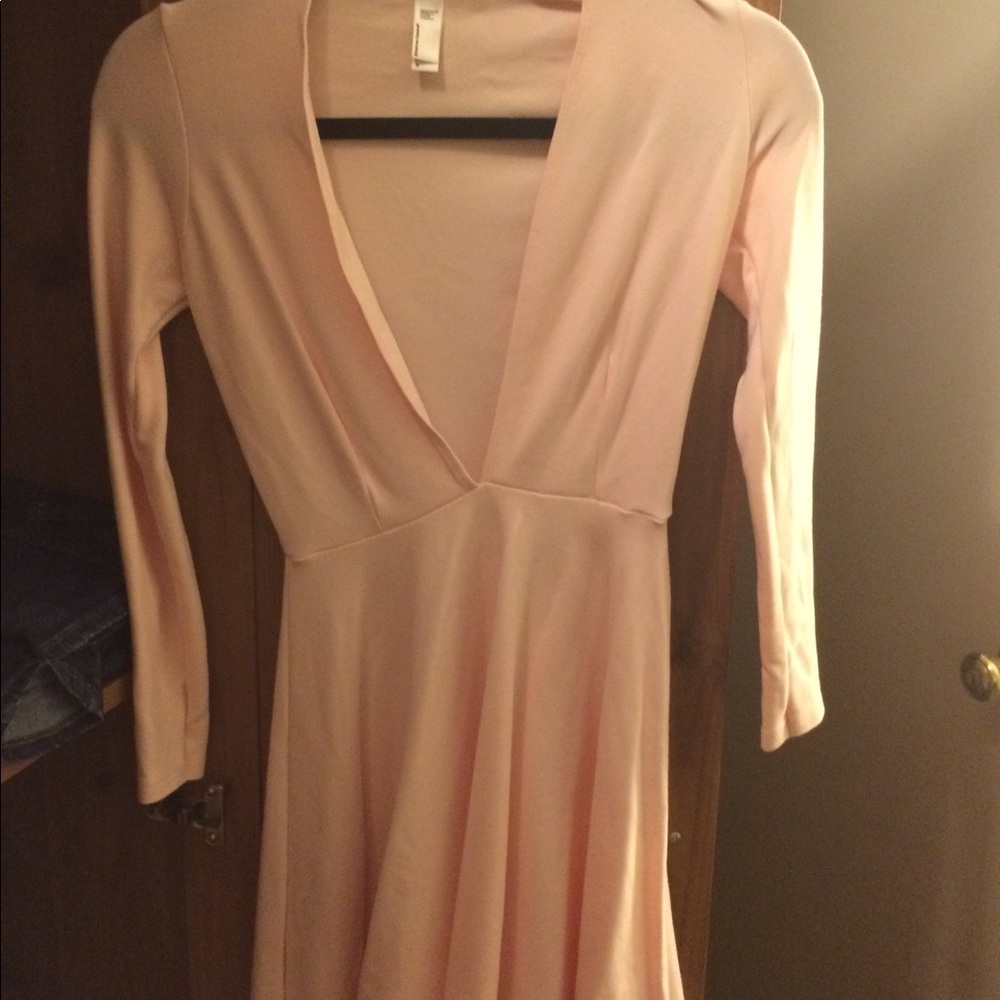 American Apparel Deep V Dress