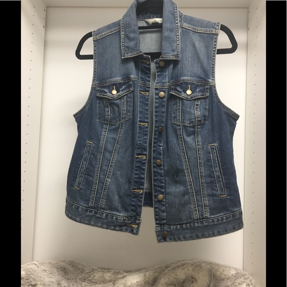 Boston Proper Jean Vest