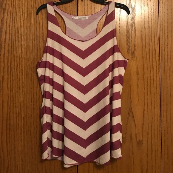 Maurices Tops - Maurice Racerback tank with chevron design!