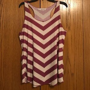 Maurice Racerback tank with chevron design!