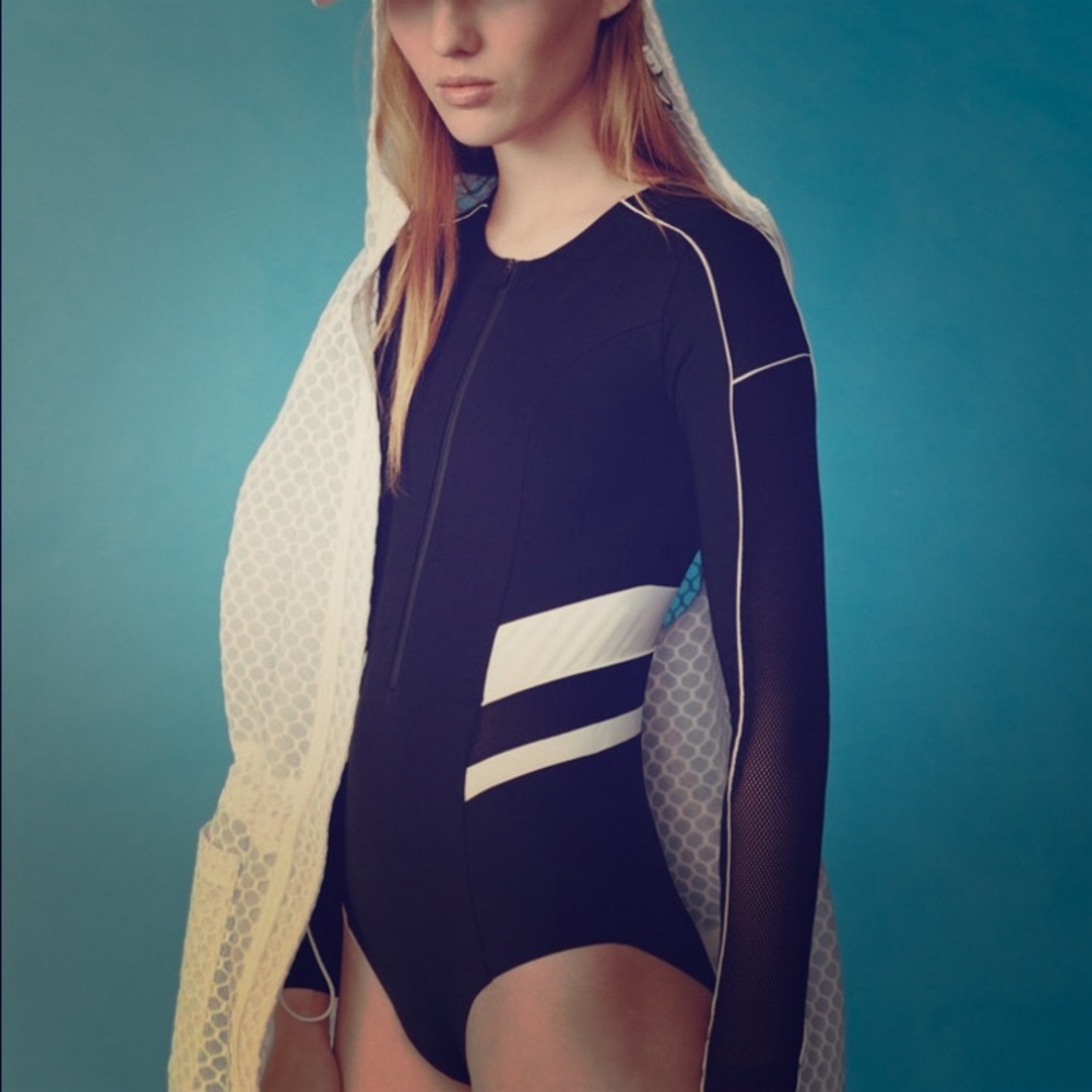 IVY PARK Biker Colorblock Bodysuit - XL