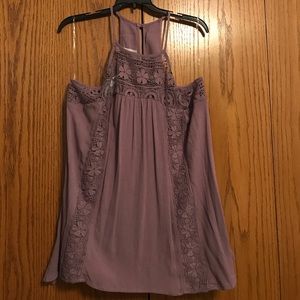 Lilac Maurice tank with lace design! NWT