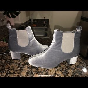 Forever 21 Velvet Boots