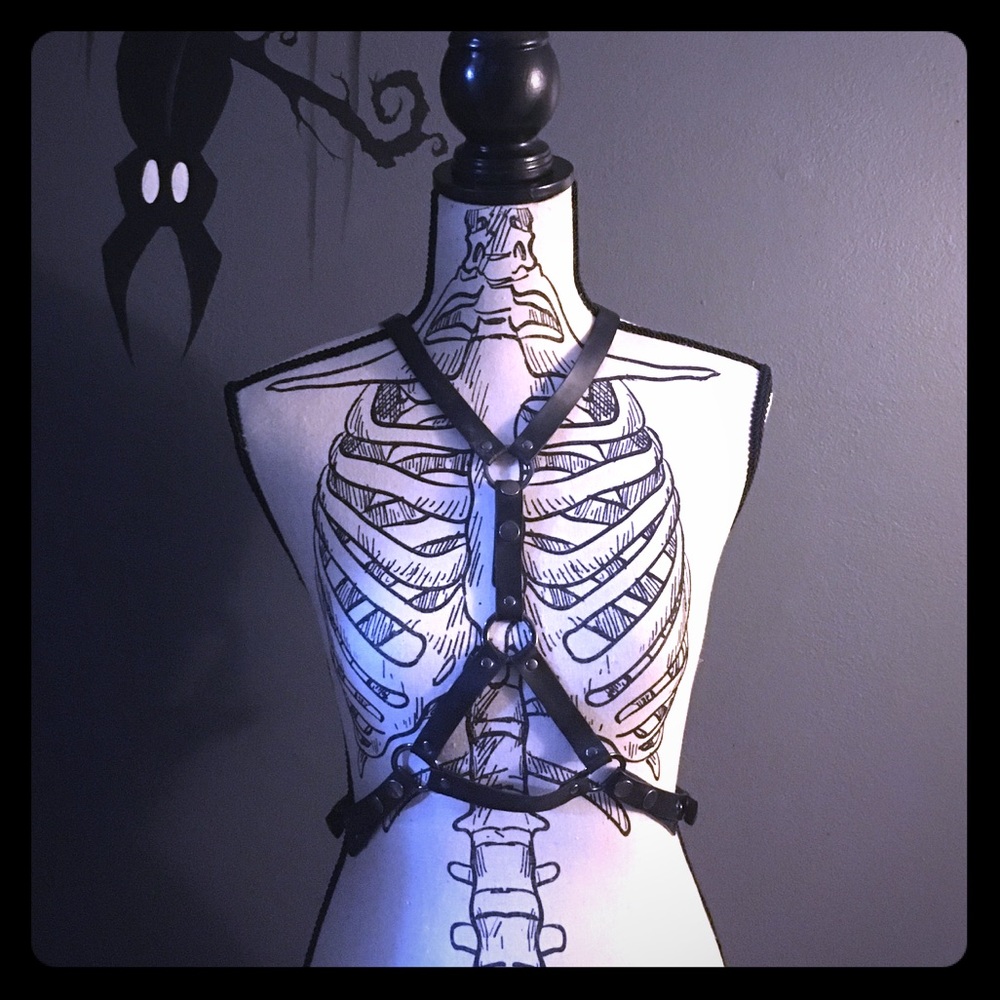 Kill City Body Harness. Real leather.