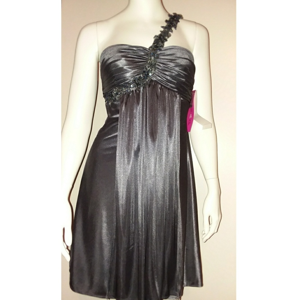 Steel grey short sz XS  Morgan & Comp. Formal NWT