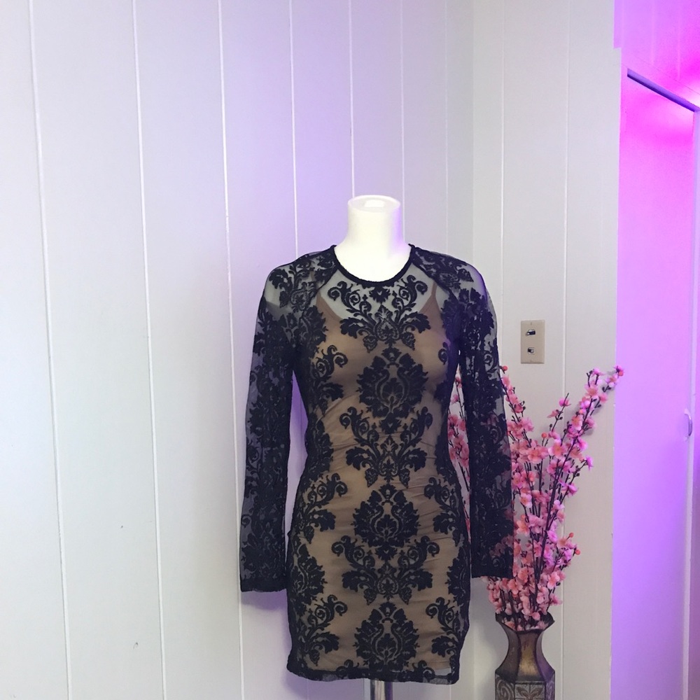 NWT Black Lace Dress Size Small