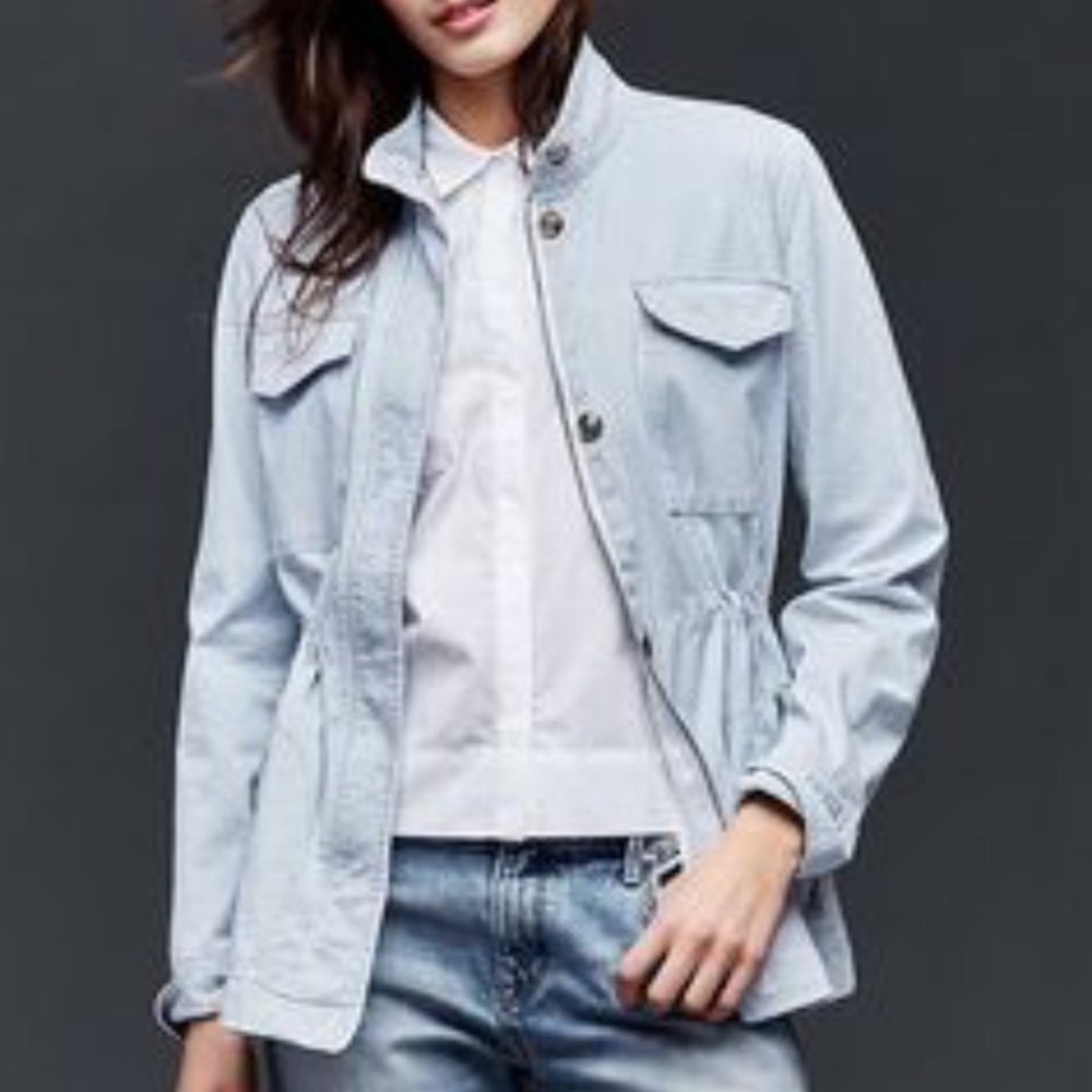 Moving sale! Gap Railroad Stripe Utility Jacket