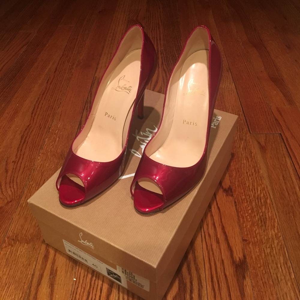 Christian Louboutin You You 100 Metal Patent Calf