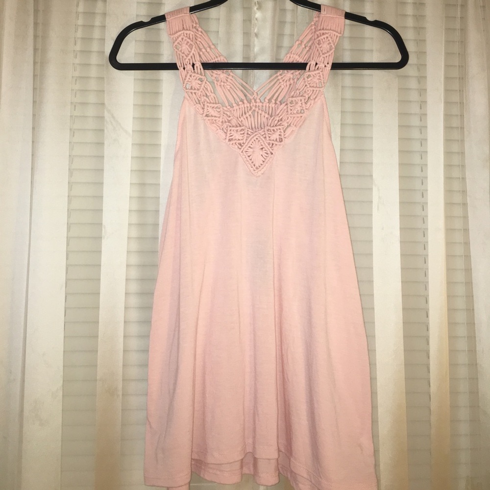 American Eagle Macrame Tank