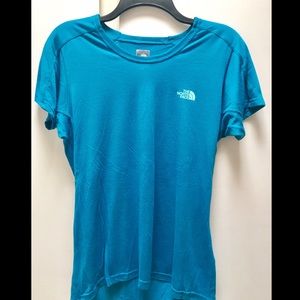 Women's North Face Hiking T-shirt.