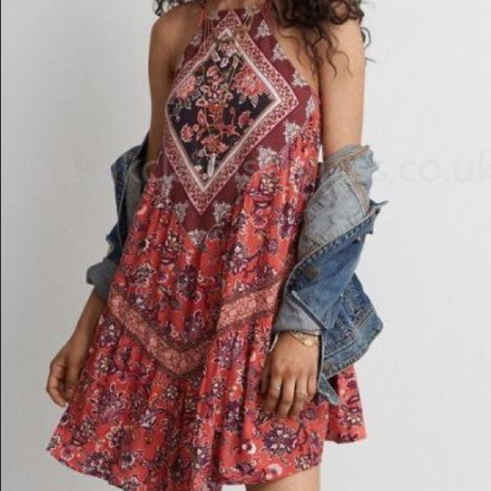 AE Printed Woven Dress XS