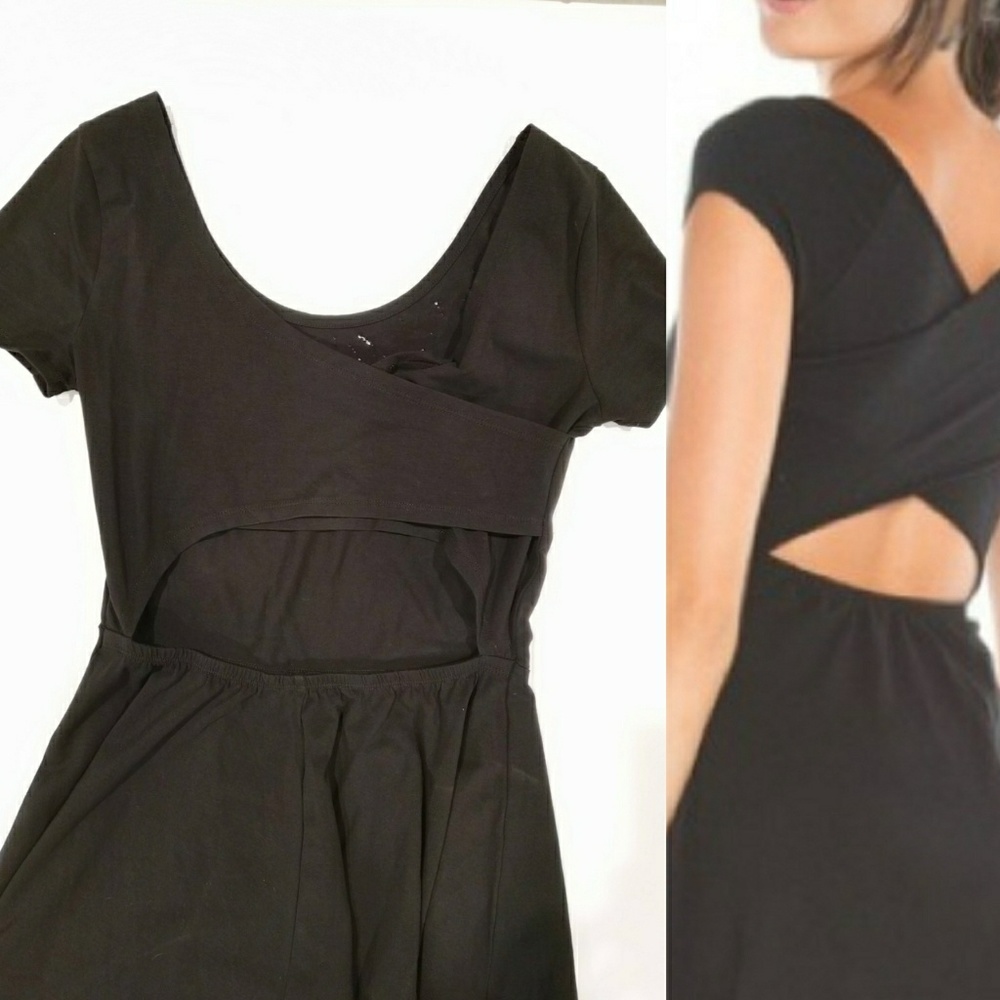 **Sold!** Nordstrom open back skater dress BP