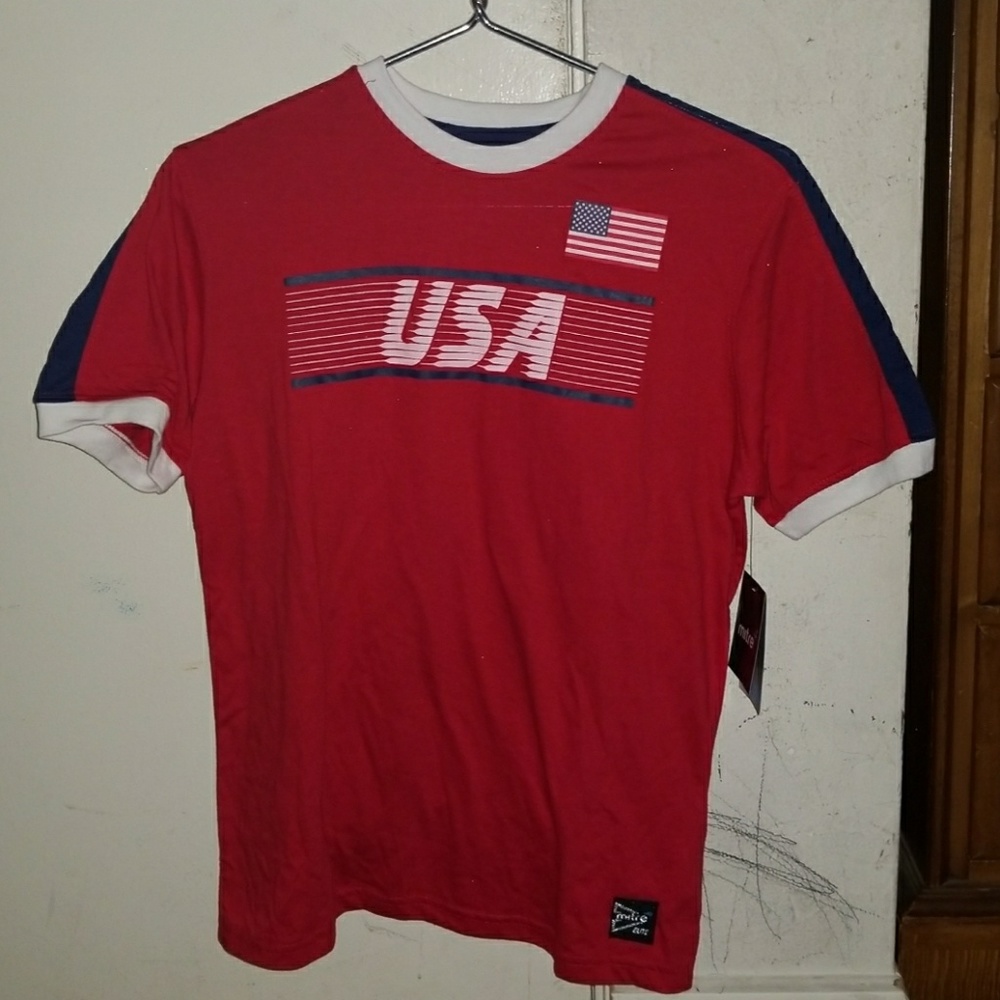MITRE USA t-shirt youth size Large