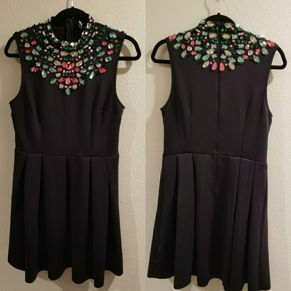 💎Hello holiday! Royal Dress w/Multicolored Gems