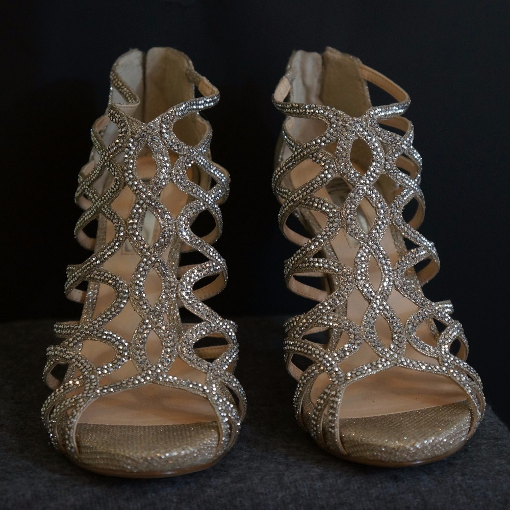 Elegant & Sexy Rhinestone high heel sandal by INC