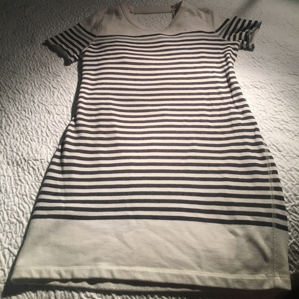 Backless BCBG striped dress
