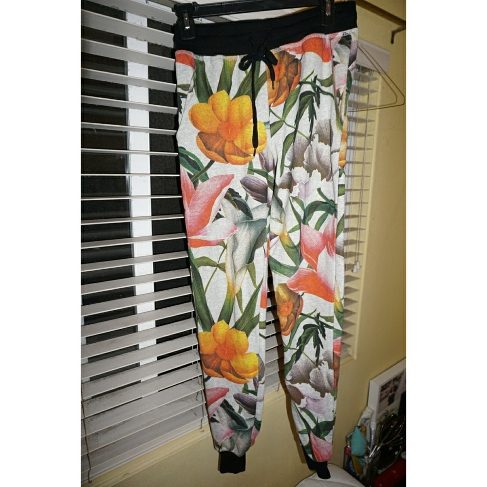 Floral sweatpants