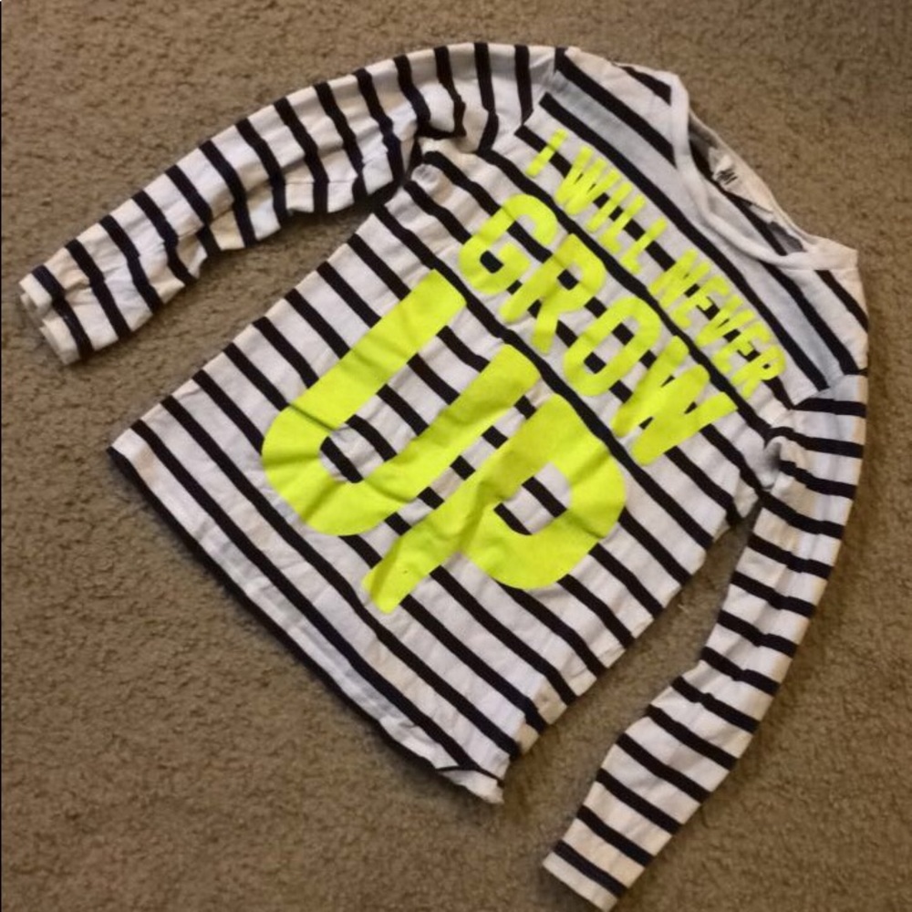 H&M Will Never Grow Up Shirt