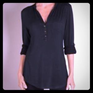 Soft Surrounding Black Sonora Top $75 Sz 2x-22 Soft Surrounding Black Sonora Top $75 Sz 2x-22