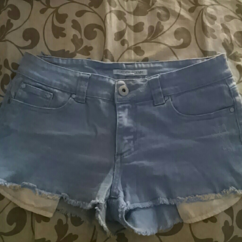 Forever 21 blue shorts