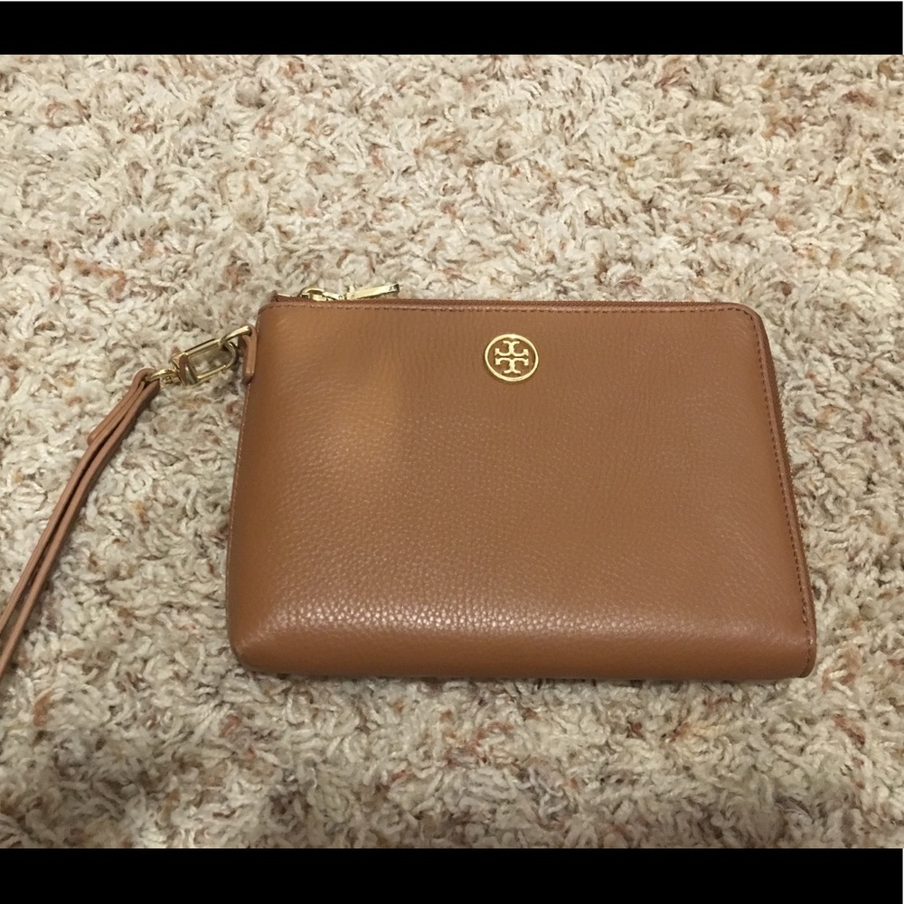 Tory burch tan wallet