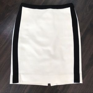 J. Crew Contrast Wool Pencil Skirt