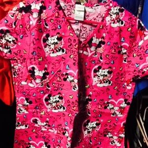 Disney scrub top
