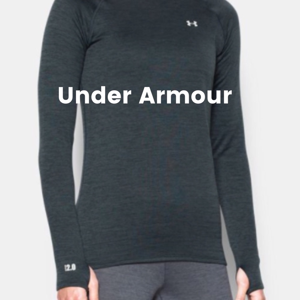 🆕 Safety YELLOW under armour fleece lined top 🆕