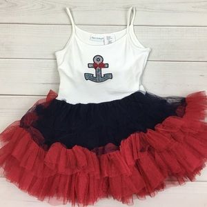 Red, white, blue tutu dress