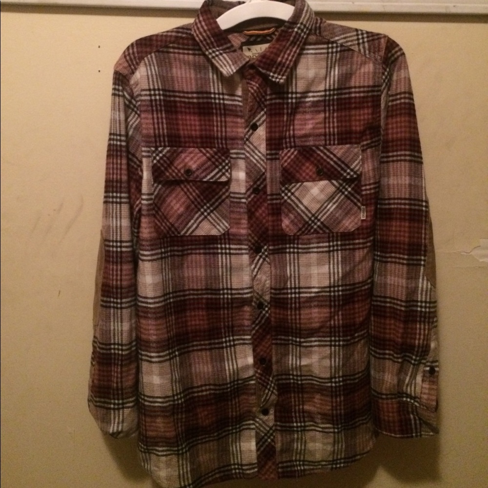 Dravus plaid flannel shirt (M)