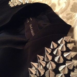 Zara Spiked Shoulder Blazer size XL