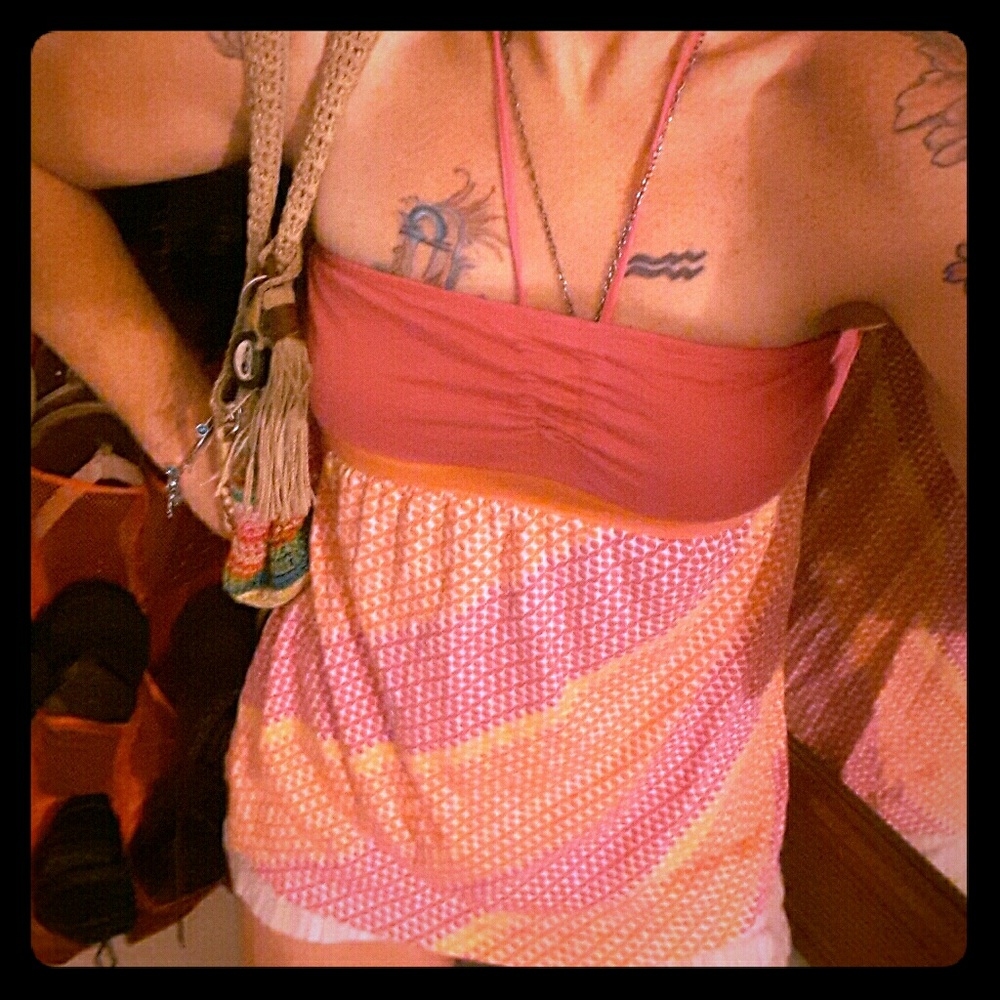Roxy halter mini dress/top
