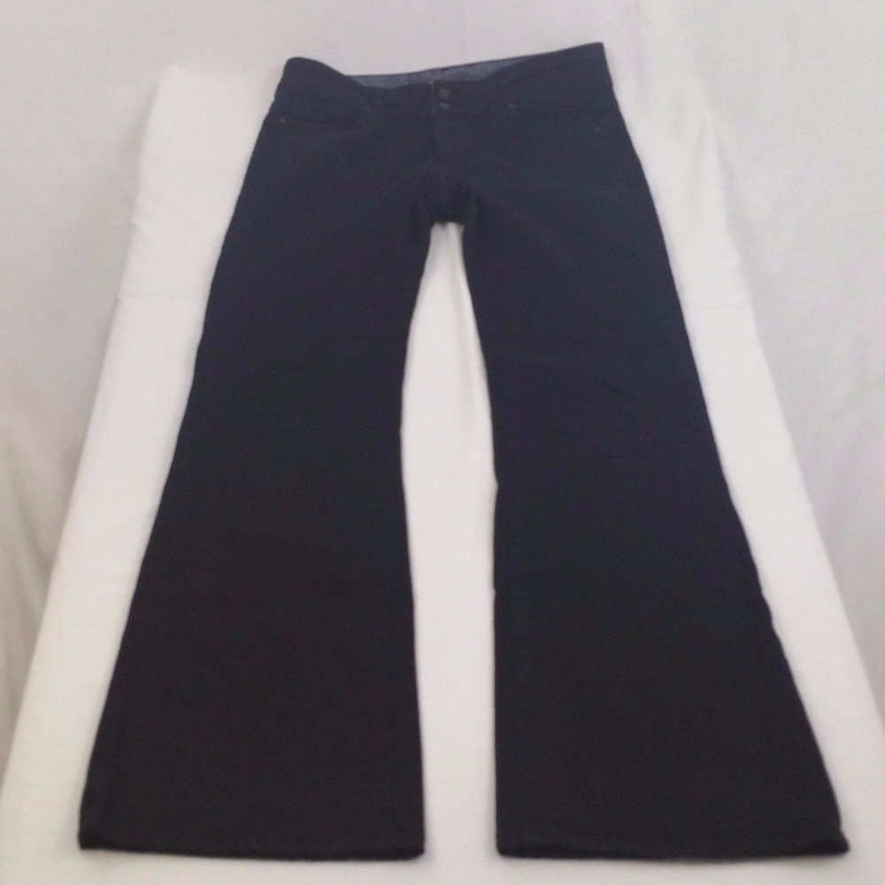 Paige Denim Hidden Hills Black Bootcut Jeans 31