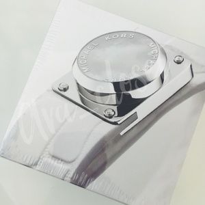 MK Access Women's Reade White CrocEmbossed Tracker